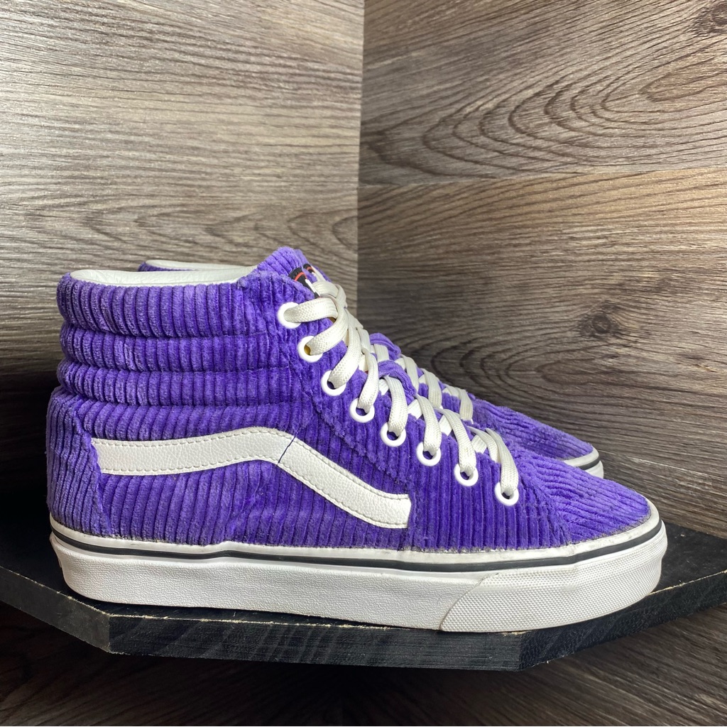Vans Sk8 Hi Purple Corduroy